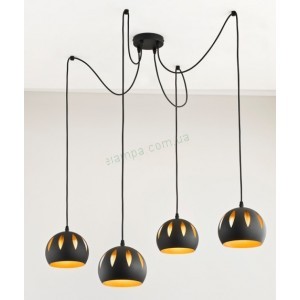 Люстра TK Lighting YODA BLACK DROP 2219