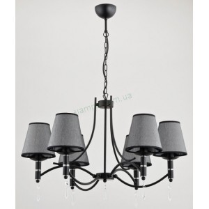 Люстра Alfa ABIL BLACK SILVER 22966