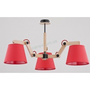 Люстра Alfa JOGA RED 22243