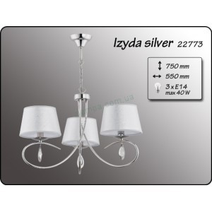 Люстра Alfa Izyda Silver 22773