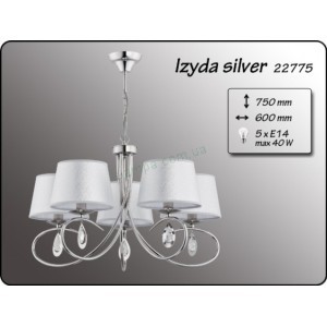 Люстра Alfa Izyda Silver 22775