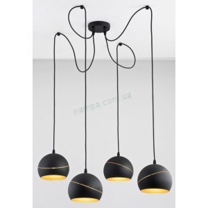 Люстра TK Lighting YODA BLACK ORBIT 2221