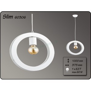 Подвесной светильник Alfa SLIM BIAlY 60306