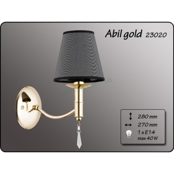 Бра Alfa Abil Gold 23020