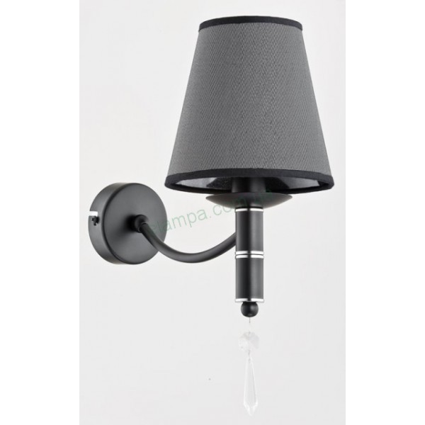 Бра Alfa ABIL BLACK SILVER 22960