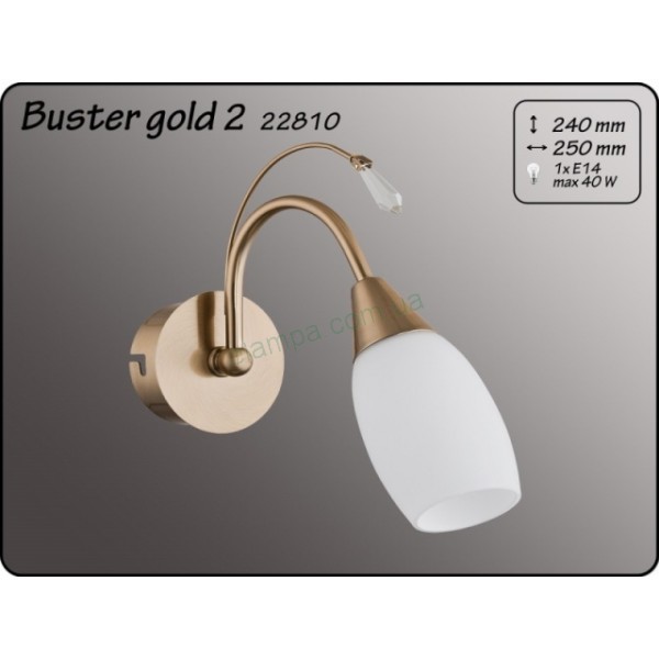 Бра Alfa Baster Gold II 22810