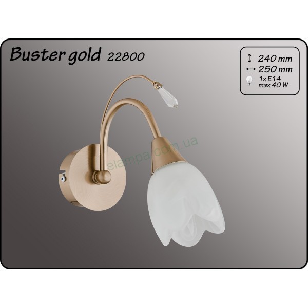 Бра Alfa Baster Gold 22800