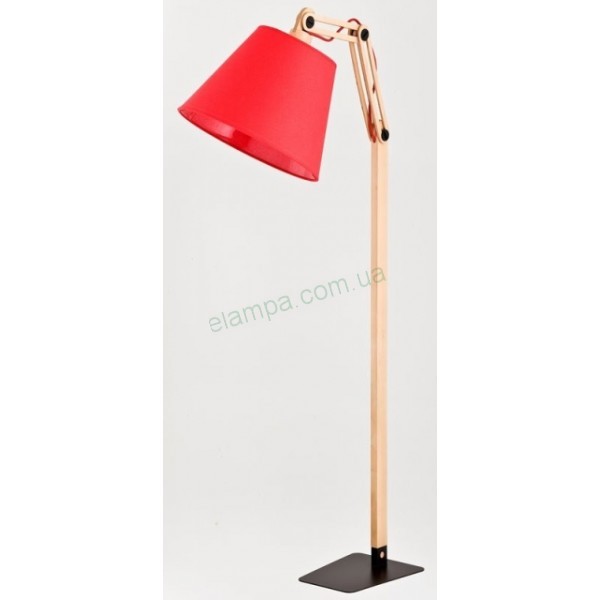 Торшер Alfa JOGA RED 22899