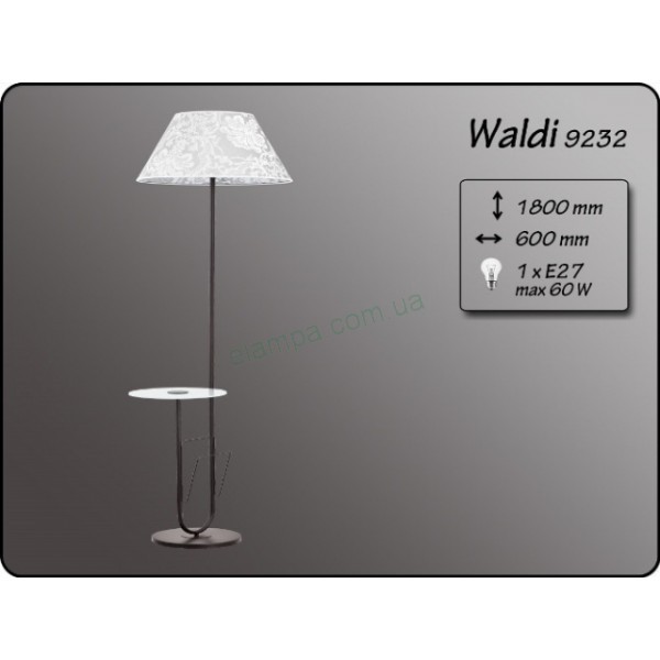 Торшер Alfa Waldi 9232