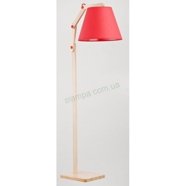 Торшер Alfa JOGA RED 22249