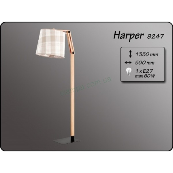 Торшер Alfa Harper 9247