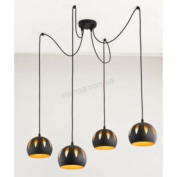 Люстра TK Lighting YODA BLACK DROP 2219