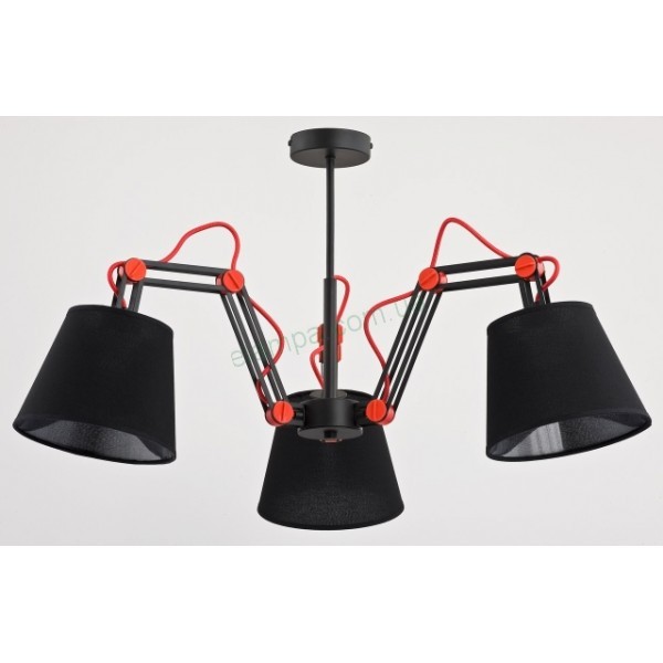 Люстра Alfa Anakin Black 22683