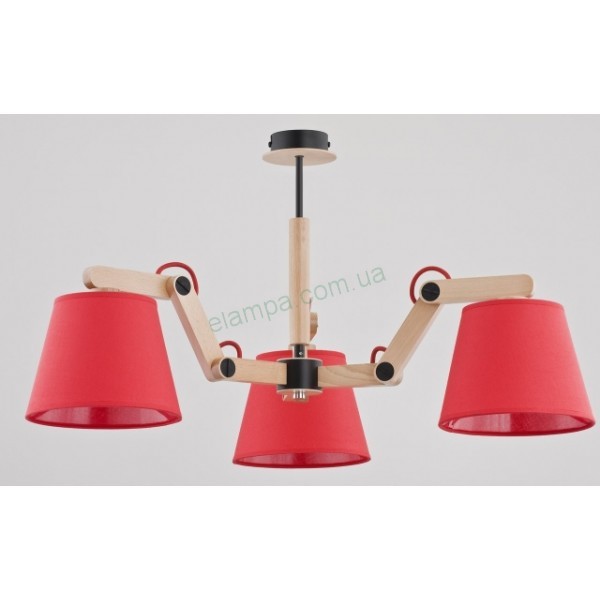 Люстра Alfa JOGA RED 22243