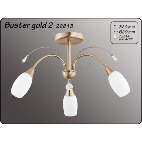 Люстра Alfa Baster Gold II 22813