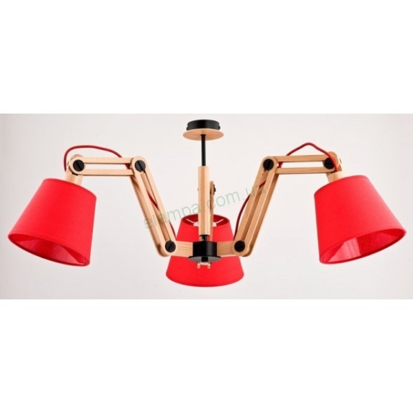 Люстра Alfa JOGA RED 22893