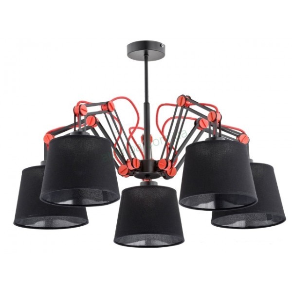 Люстра Alfa Anakin Black 22685