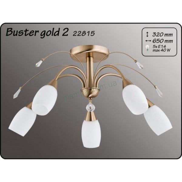 Люстра Alfa Baster Gold II 22815