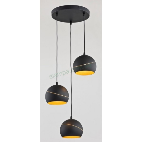 Люстра TK Lighting YODA BLACK ORBIT 2082