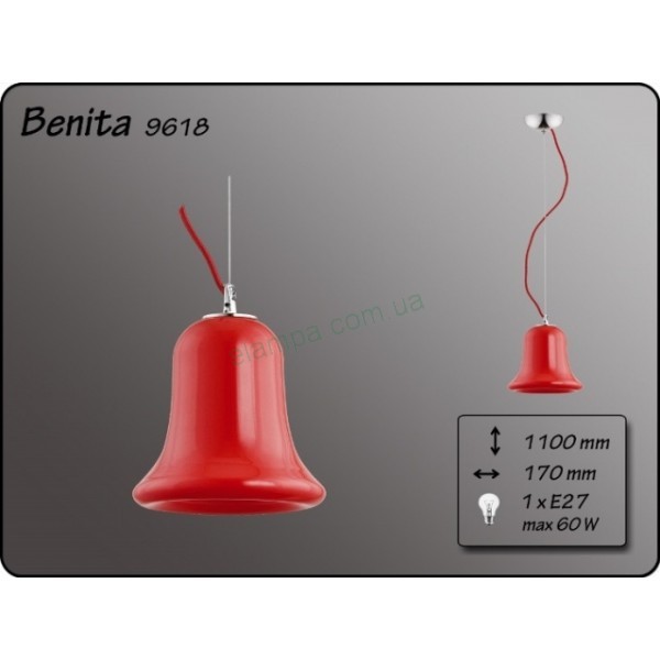 Подвесной светильник Alfa Benita 9618